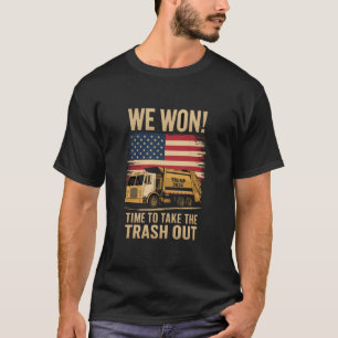 Trump 2024 We Won Wins Victory Inauguration 2025  T-Shirt