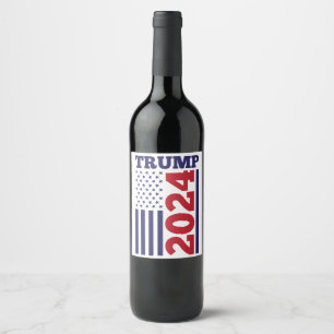 Trump 2024 wine label
