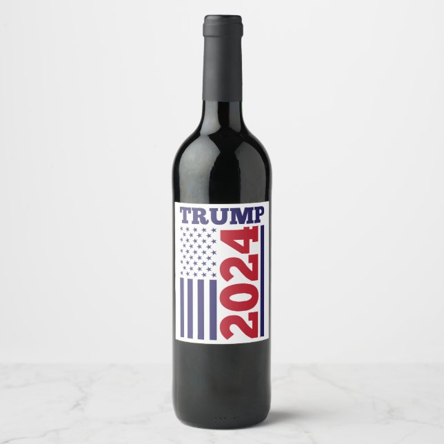 Trump 2024 wine label (Front)