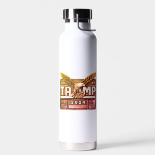 TRUMP 2024 with an Eagle Water Bottle