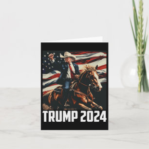 Trump 2025 4th Of July Patriotic America Independe Card