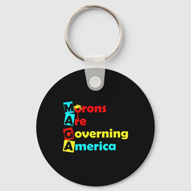 Trump 2025 Apparel  Key Ring (Front)