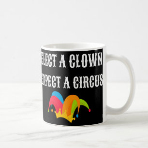 Trump 2025 Elect A Clown Expect A Circus Coffee Mug