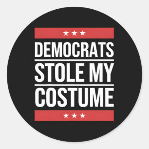 Trump 2025 Halloween Costume Classic Round Sticker