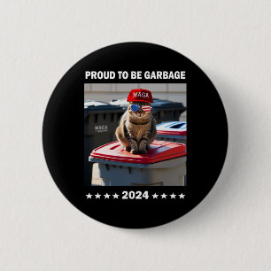 Trump 2025 Proud To Be Garbyge Crew Trump’s Suppor 6 Cm Round Badge