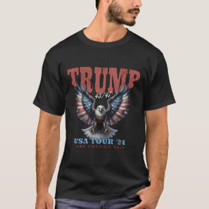 Trump 2025 Take America Byck Vintage Retro Concert T-Shirt