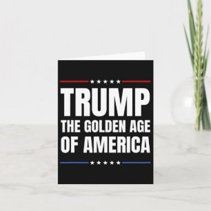Trump 2025 The Golden Age Of American Card