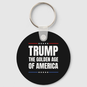 Trump 2025 The Golden Age Of American Key Ring