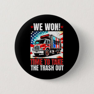 Trump 2025 We Won Wins Victory Inauguration 2025 G 6 Cm Round Badge