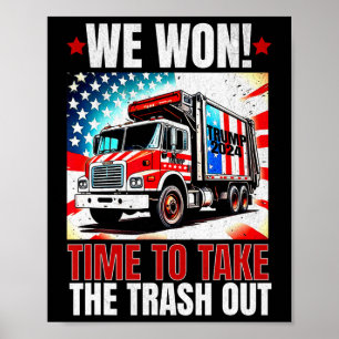 Trump 2025 We Won Wins Victory Inauguration 2025 G Poster