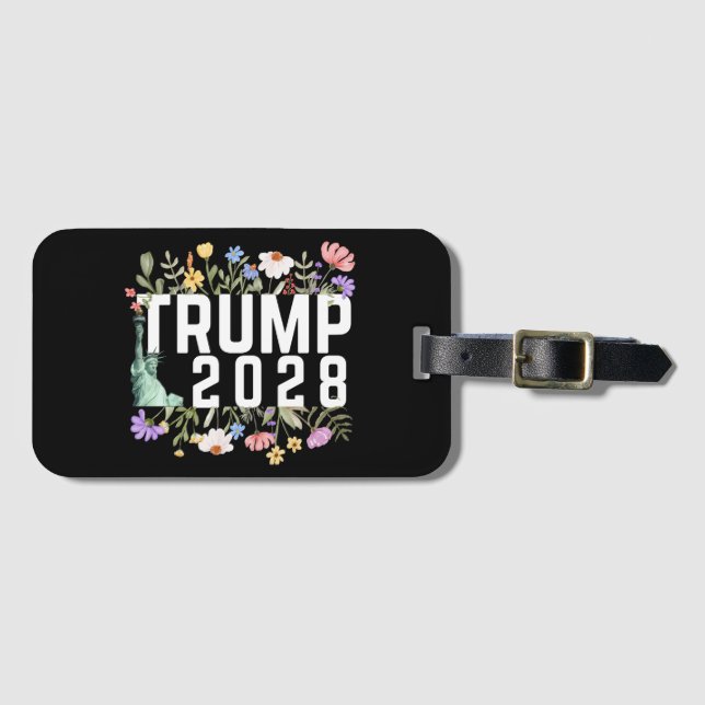 Trump 2028 luggage tag (Front Horizontal)