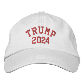TRUMP 202 WHITE CAP (Red Print)