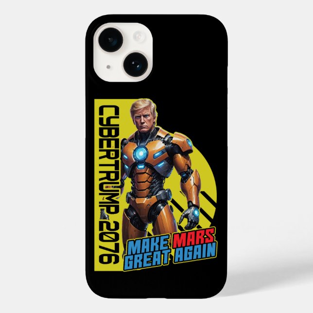 Trump 2076 | Martian Presidential Campaign Case-Mate iPhone Case (Back)