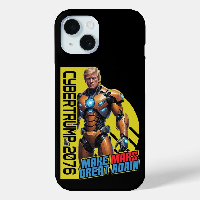 Trump 2076 | Martian Presidential Campaign Case-Mate iPhone Case (Back)