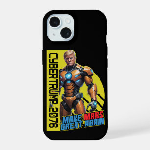 Trump 2076 Martian Presidential Campaign iPhone 15 Case