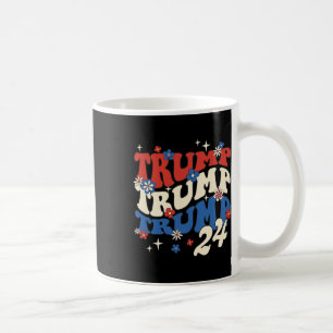 Trump 24 2024 Groovy Retro Coffee Mug