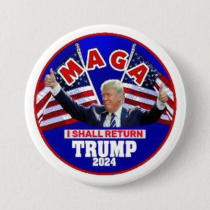 Trump '24 7.5 cm round badge