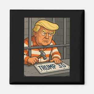 Trump 3.0 License Plate Designer 1 Magnet
