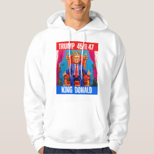 TRUMP 45 & 47 - KING DONALD HOODIE