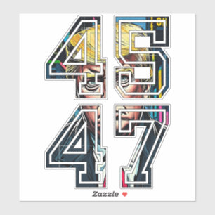 Trump 45 47   Pop Art   American President