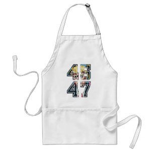 Trump 45 47   Pop Art   American President Standard Apron