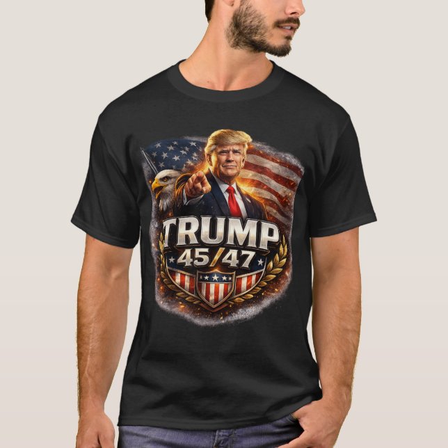 Trump 45/47 T-Shirt (Front)