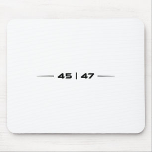 Trump 45 47 Trump Retro Futuristic Design Mouse Pad
