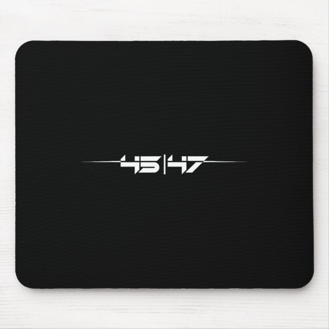 Trump 45 47 Trump Retro Futuristic  Mouse Pad (Front)