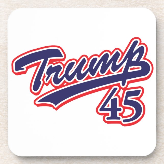 Trump 45! coaster (Front)