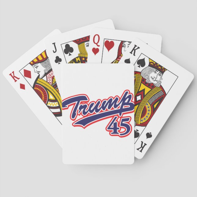 Trump 45! playing cards (Back)
