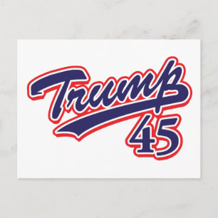 Trump 45! postcard