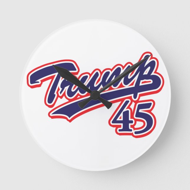 Trump 45! round clock (Front)