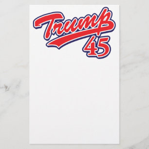 Trump 45! stationery