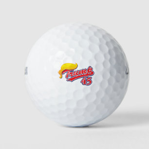 Trump-45-with-Hair Golf Balls