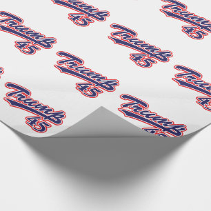 Trump 45! wrapping paper