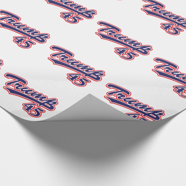 Trump 45! wrapping paper (Corner)