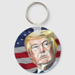 Trump 45th President of the USA - Gift Key Ring
