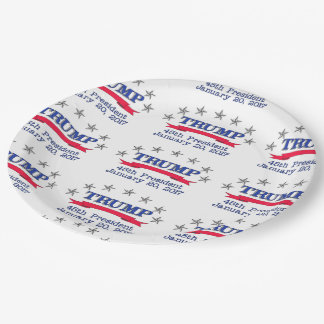 Trump 45th President Paper Plate