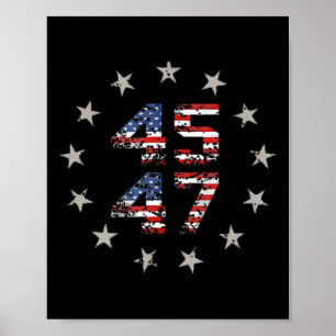 Trump 47 Making America Great Again Gulf Of United Poster