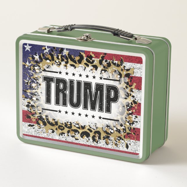 Trump 47 metal lunch box (Front)