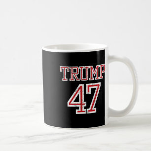 Trump 47 President Team Footbyll Jersey Style 2025 Coffee Mug