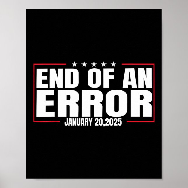 Trump 47th President Inauguration Day January 2025 Poster (Front)