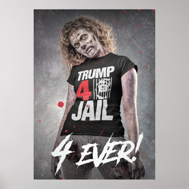 Trump 4 Jail Poster (Front)