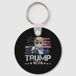 Trump 4eva 4th Of July Forever Love President We T Key Ring