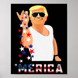 Trump 4th Of July Poster