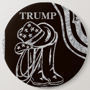 TRUMP 6 CM ROUND BADGE