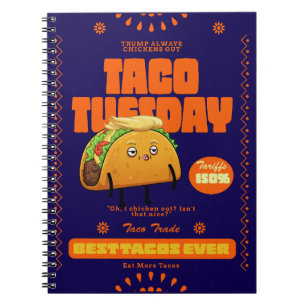 Trump Always Chickens Out Notebook