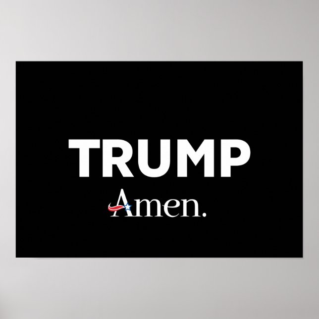 Trump Amen Poster (Front)