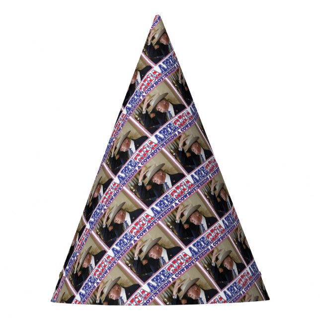 TRUMP-AMERICA-COWBOY PARTY HAT (Front)