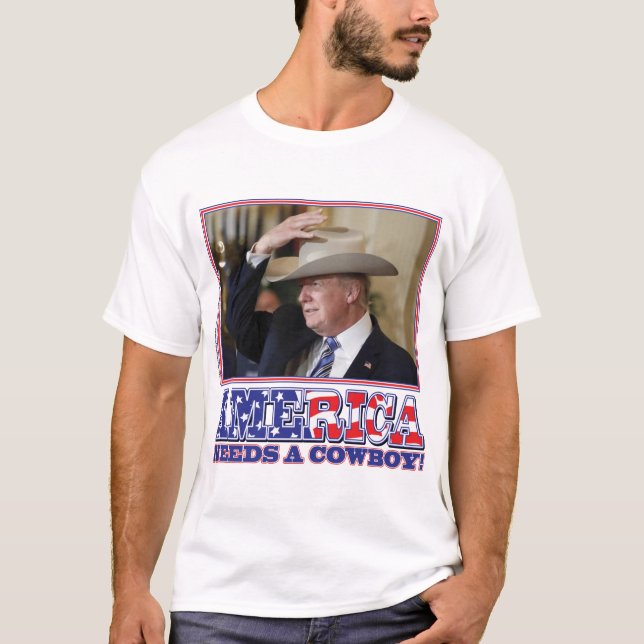 TRUMP-AMERICA-COWBOY T-Shirt (Front)